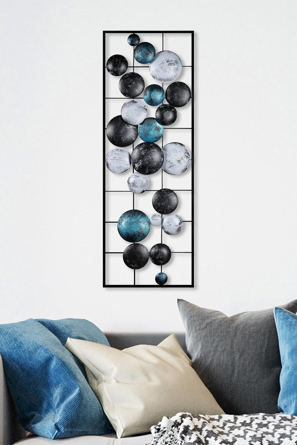 Bys-119-A Dekoratif Metal Duvar Tablosu - 4
