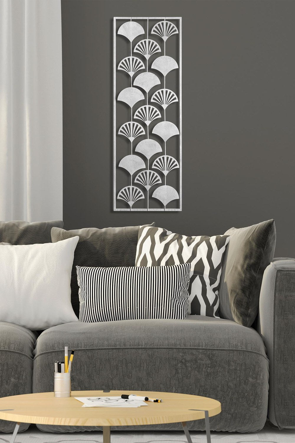Bys-098-B Dekoratif Metal Duvar Tablosu - 1