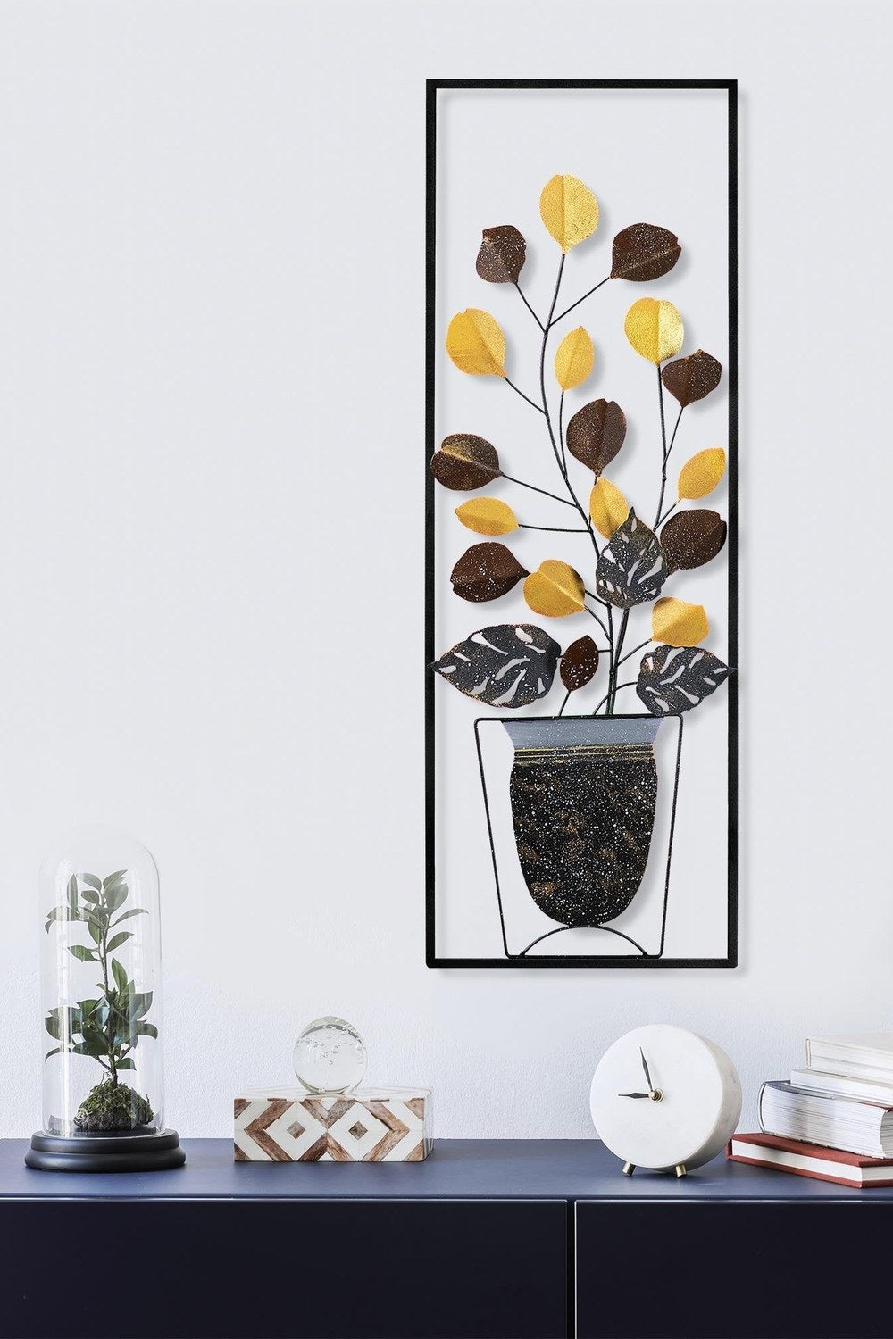 Bys-077-A Dekoratif Metal Duvar Tablosu - 0