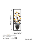 Bys-077-A Dekoratif Metal Duvar Tablosu - 6