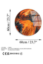 Uv-1140 Baskılı Cam Yuvarlak Duvar Tablosu - 5
