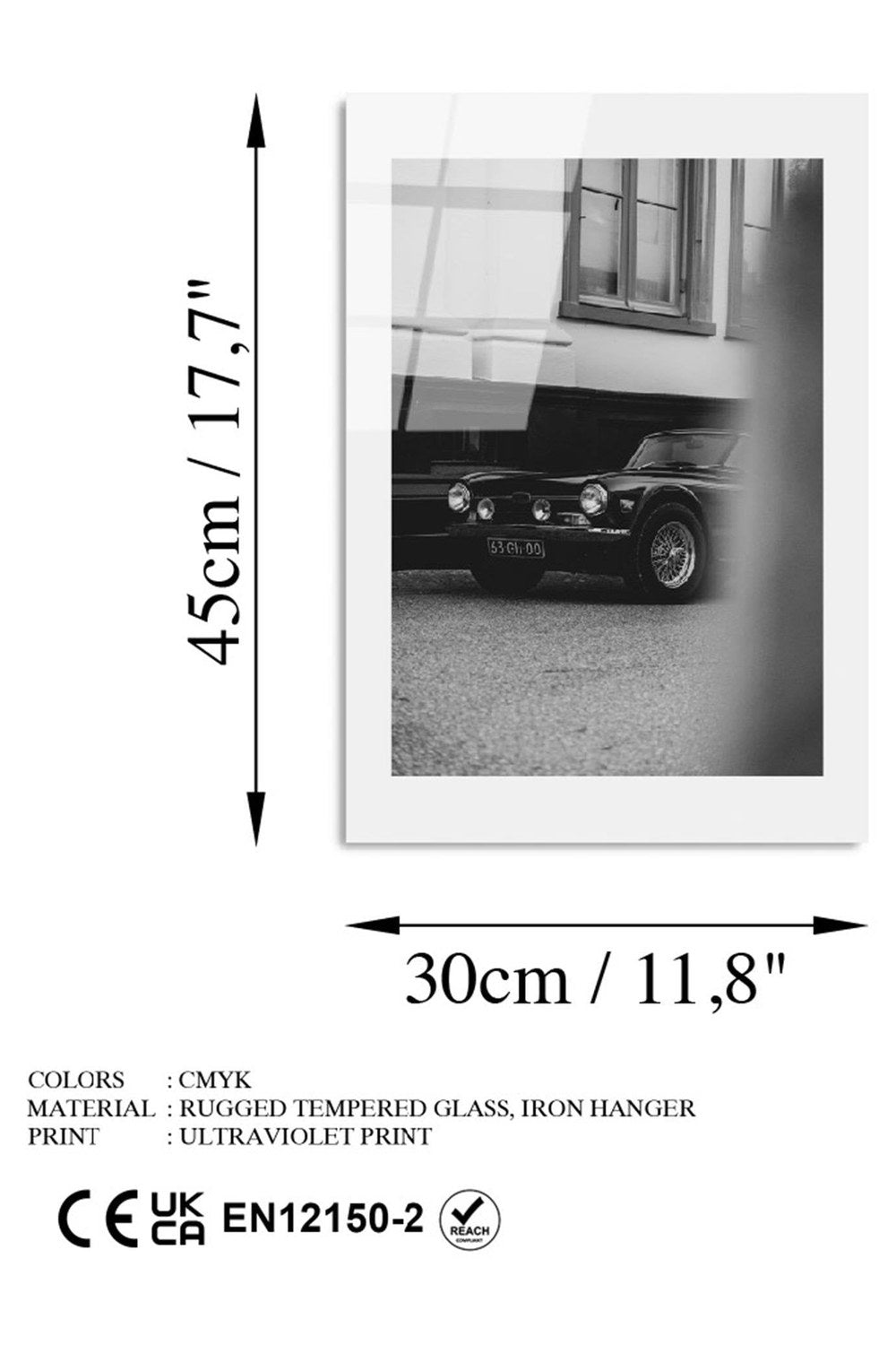 Uv-985 Baskılı Cam Dikdörtgen Duvar Tablosu - 6