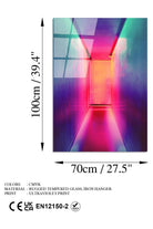 Uv-788 Baskılı Cam Dikdörtgen Duvar Tablosu - 6