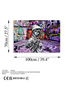 Uv-786 Baskılı Cam Dikdörtgen Duvar Tablosu - 6