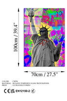 Uv-785 Baskılı Cam Dikdörtgen Duvar Tablosu - 6