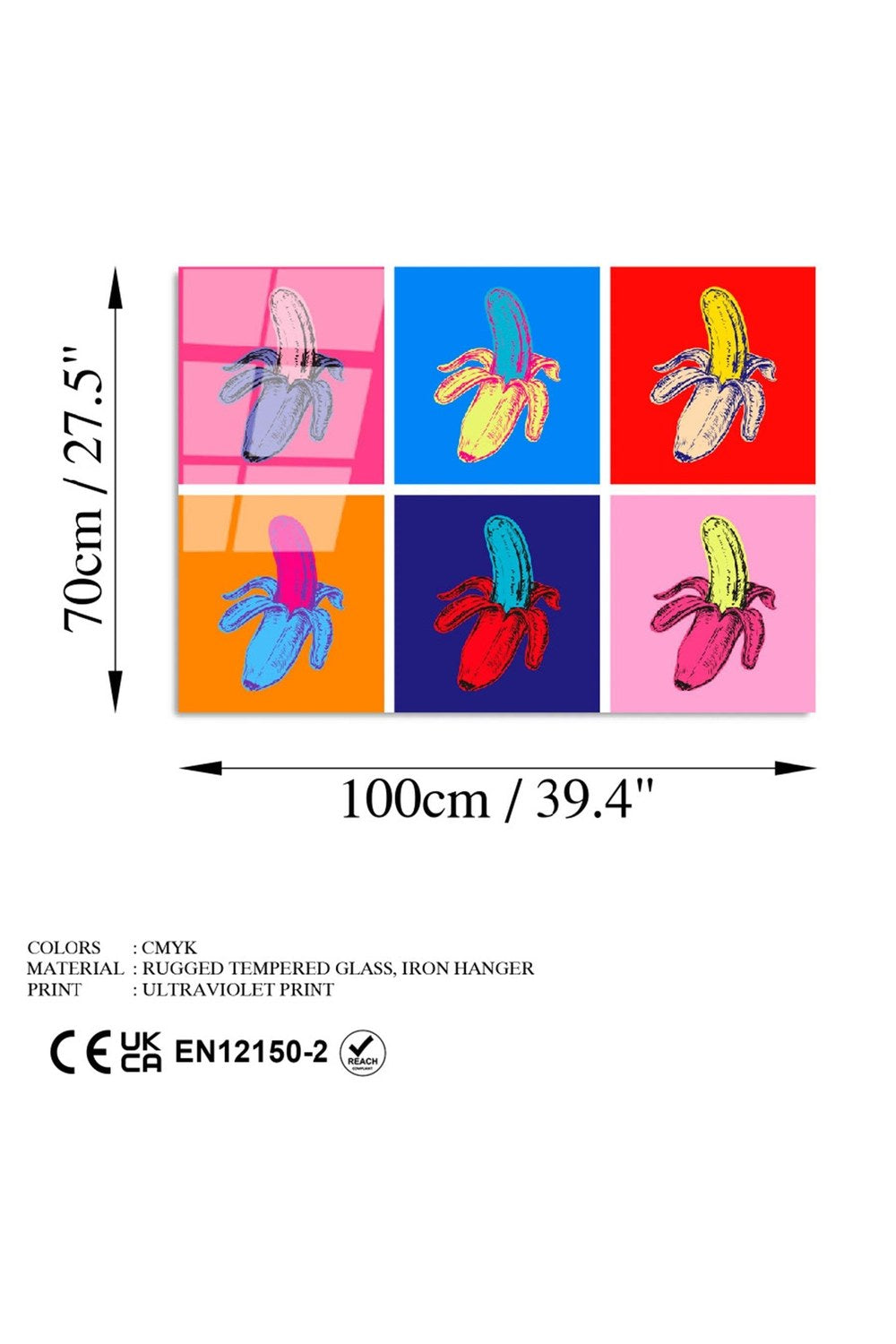 Uv-758 Baskılı Cam Dikdörtgen Duvar Tablosu - 6
