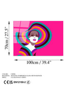 Uv-741 Baskılı Cam Dikdörtgen Duvar Tablosu - 6