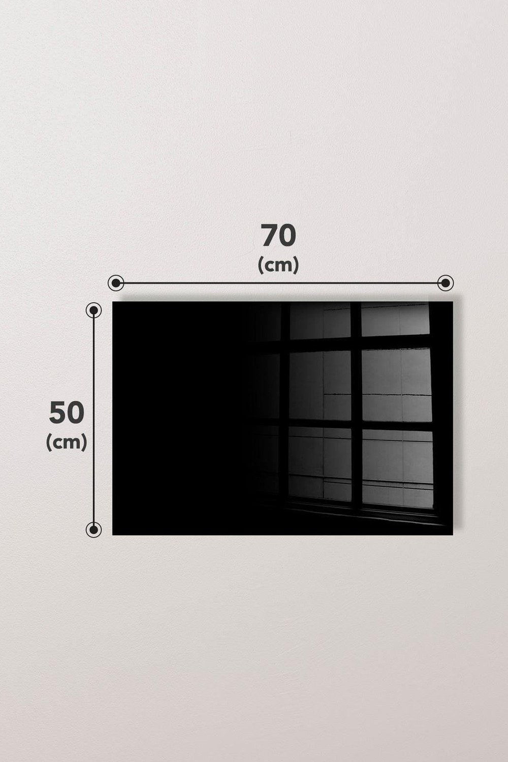 Uv-609 Baskılı Cam Dikdörtgen Duvar Tablosu - 2