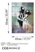 Uv-486 Baskılı Cam Dikdörtgen Duvar Tablosu - 7