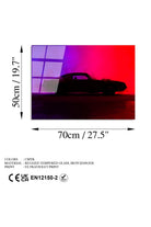 Uv-458 Baskılı Cam Dikdörtgen Duvar Tablosu - 7