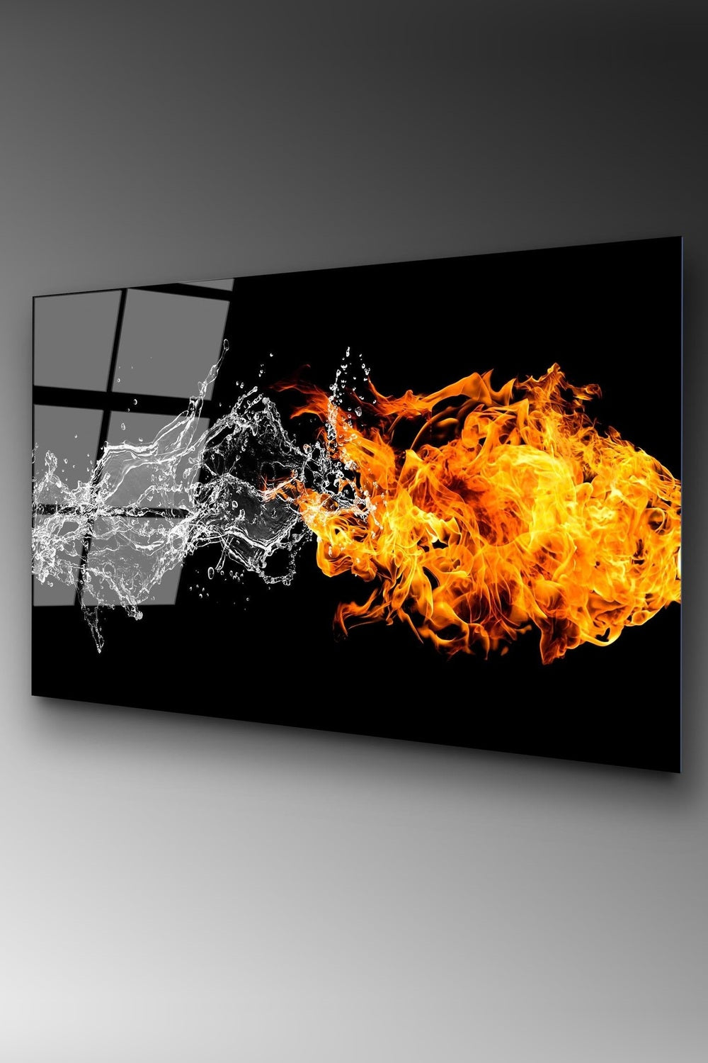Uv-443 Baskılı Cam Dikdörtgen Duvar Tablosu - 3