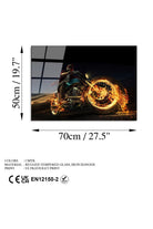 Uv-423 Baskılı Cam Dikdörtgen Duvar Tablosu - 7