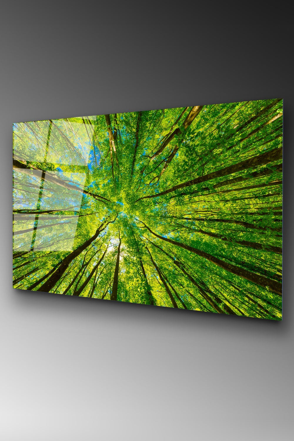 Uv-319 Baskılı Cam Dikdörtgen Duvar Tablosu - 3