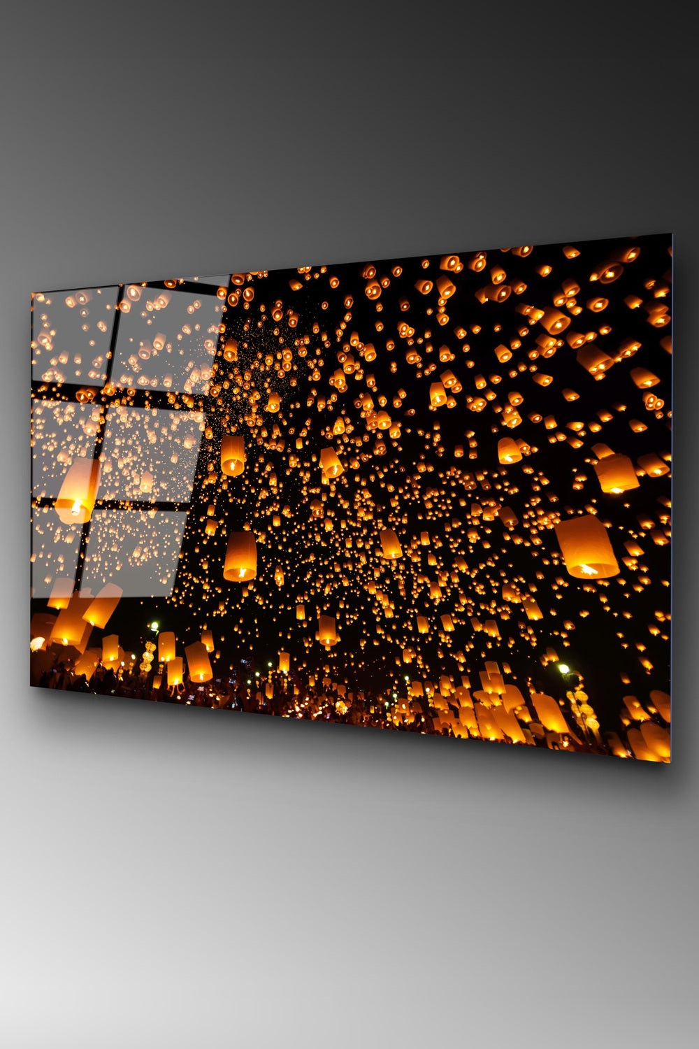 Uv-302 Baskılı Cam Dikdörtgen Duvar Tablosu - 3