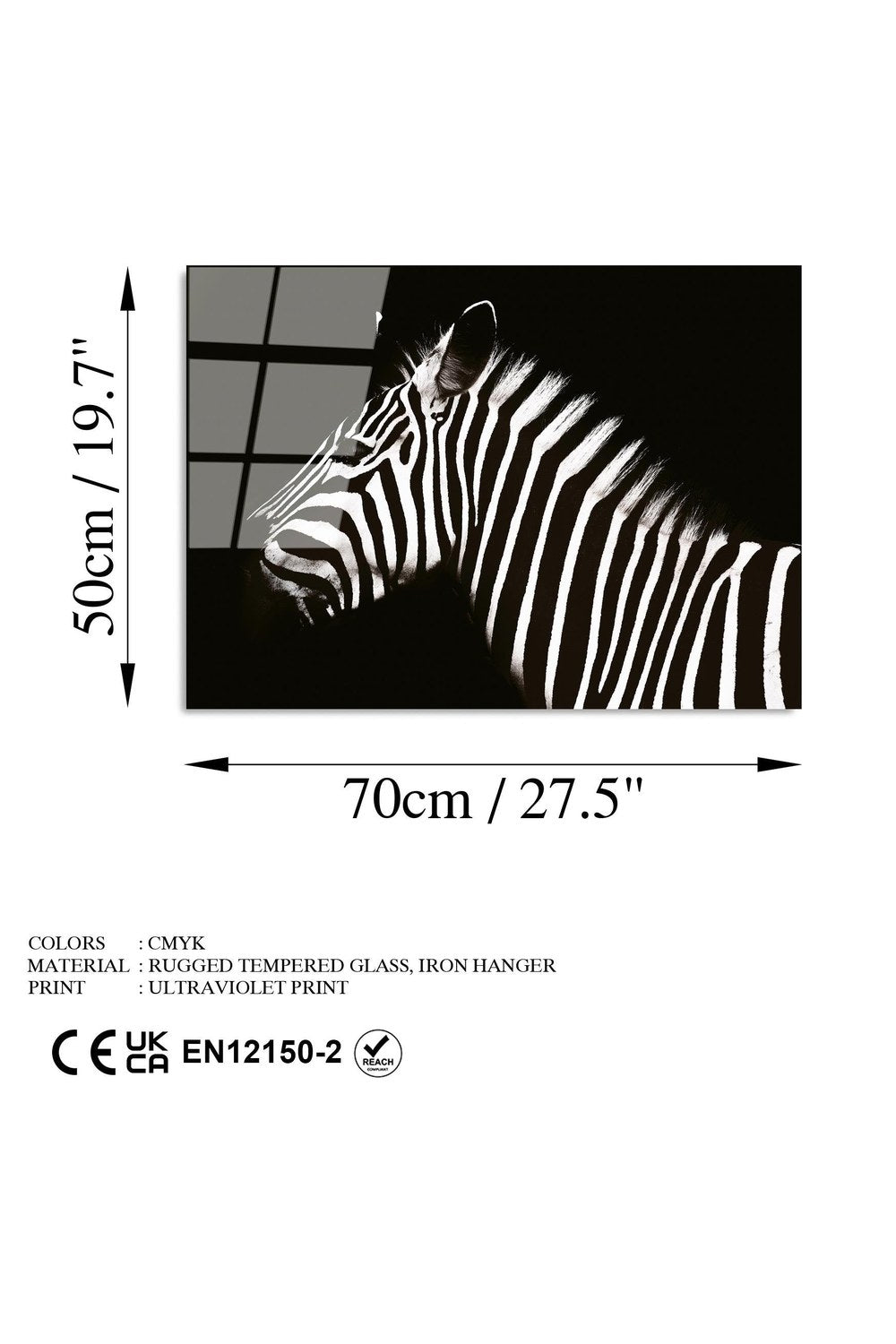 Uv-290 Baskılı Cam Dikdörtgen Duvar Tablosu - 7