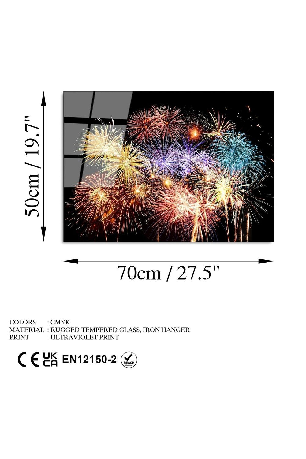 Uv-264 Baskılı Cam Dikdörtgen Duvar Tablosu - 7
