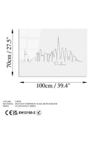 Uv-239 Baskılı Cam Dikdörtgen Duvar Tablosu - 7