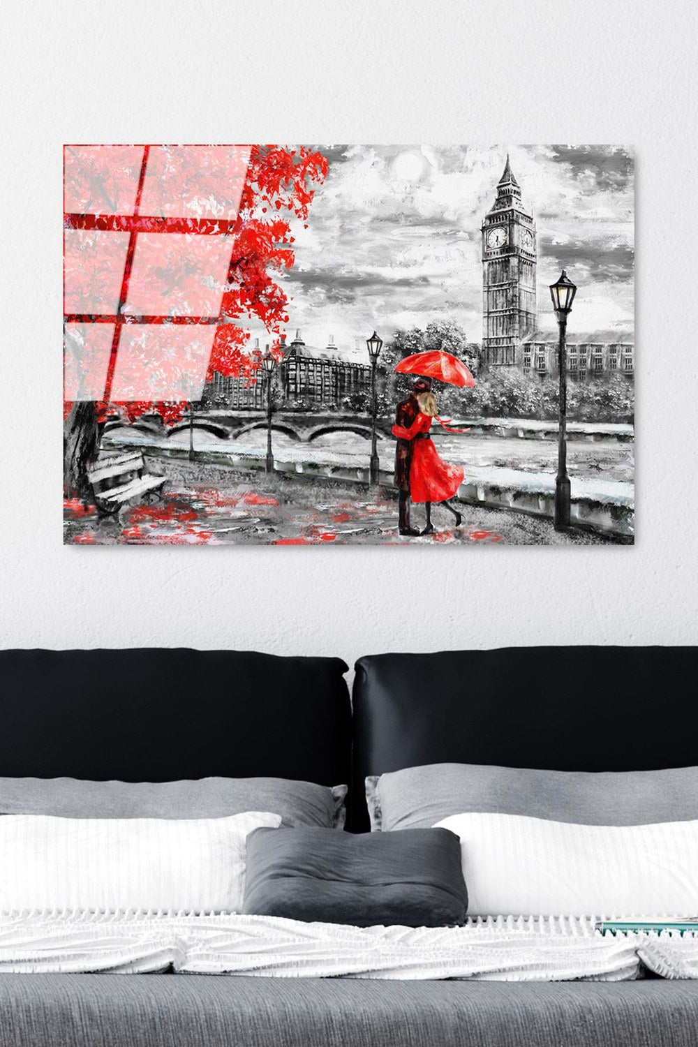 Uv-213 Baskılı Cam Dikdörtgen Duvar Tablosu - 3