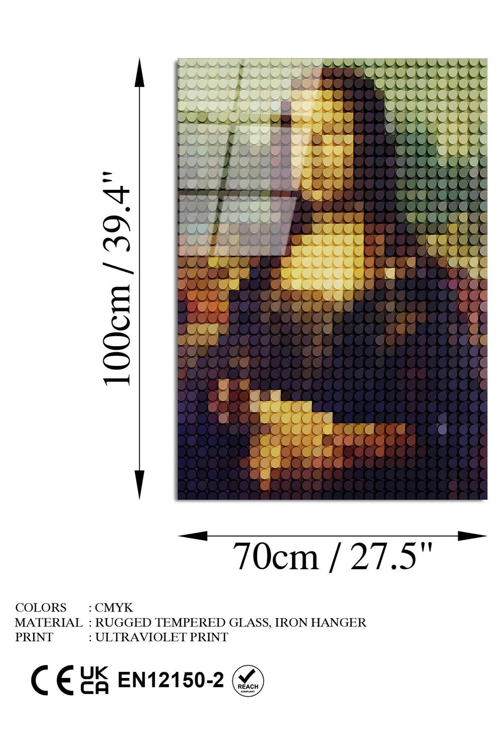 Uv-137 Baskılı Cam Dikdörtgen Duvar Tablosu - 7