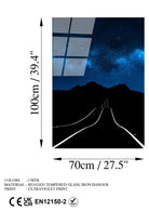 Uv-126 Baskılı Cam Dikdörtgen Duvar Tablosu - 7