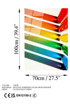 Uv-122 Baskılı Cam Dikdörtgen Duvar Tablosu - 7