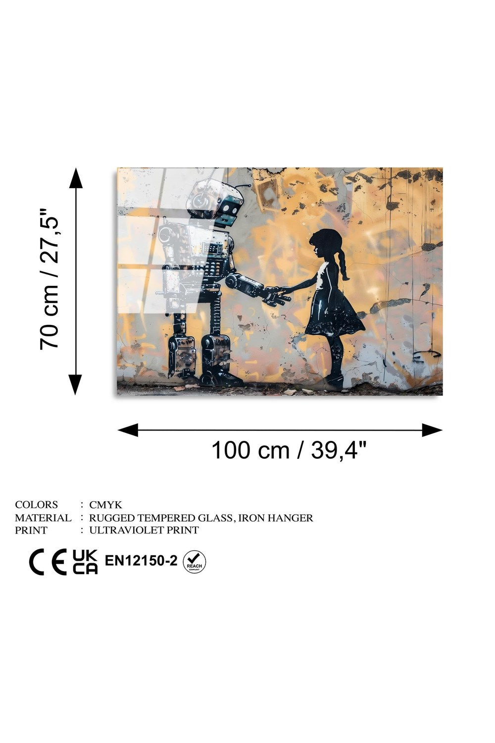 Uv-1207 Baskılı Cam Dikdörtgen Duvar Tablosu - 7