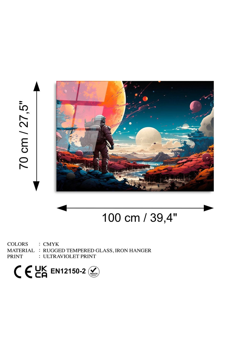 Uv-1202 Baskılı Cam Dikdörtgen Duvar Tablosu - 7
