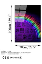 Uv-120 Baskılı Cam Dikdörtgen Duvar Tablosu - 7