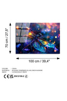 Uv-1194 Baskılı Cam Dikdörtgen Duvar Tablosu - 7