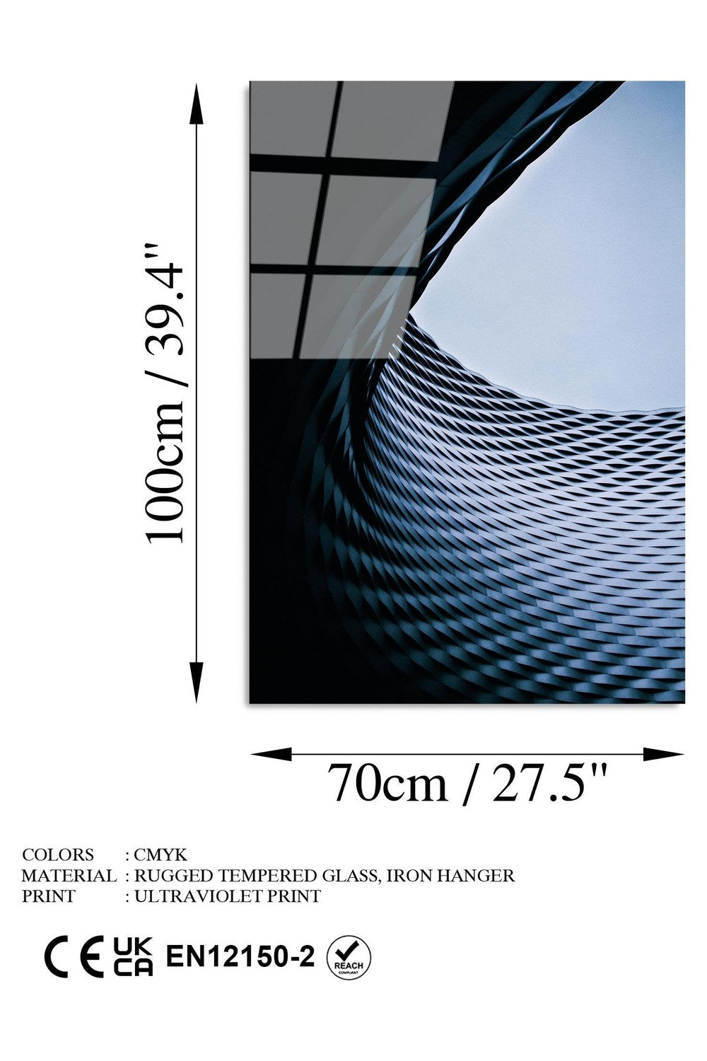 Uv-086 Baskılı Cam Dikdörtgen Duvar Tablosu - 7
