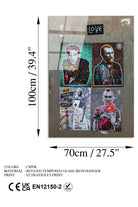 Uv-075 Baskılı Cam Dikdörtgen Duvar Tablosu - 7
