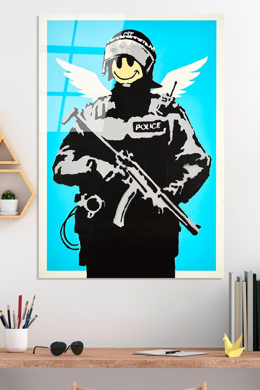 Uv-069 Baskılı Cam Dikdörtgen Duvar Tablosu - 0