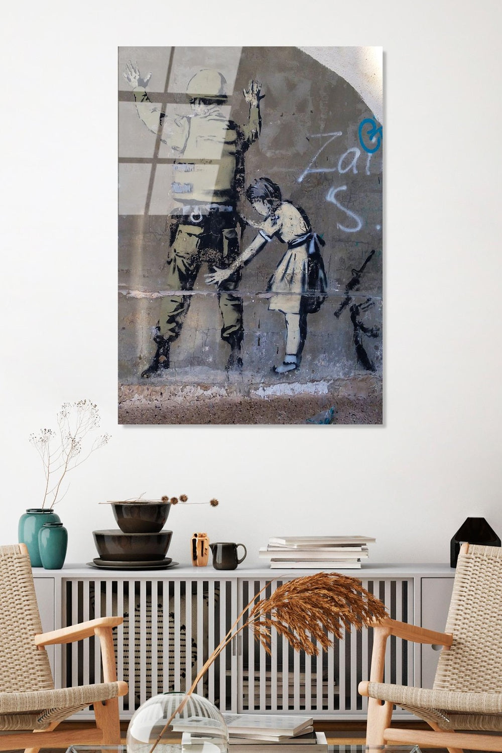 Uv-067 Baskılı Cam Dikdörtgen Duvar Tablosu - 3