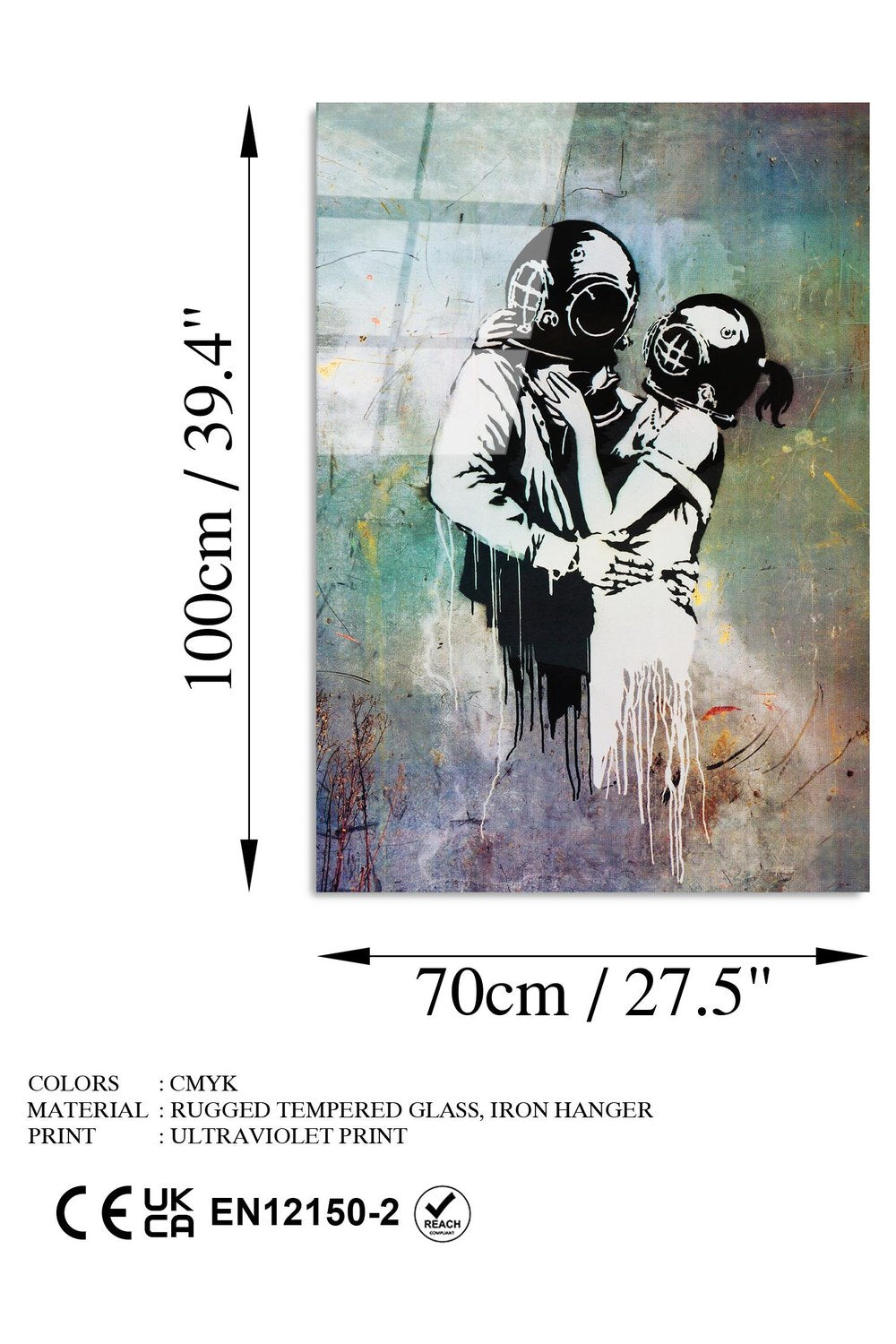 Uv-064 Baskılı Cam Dikdörtgen Duvar Tablosu - 7
