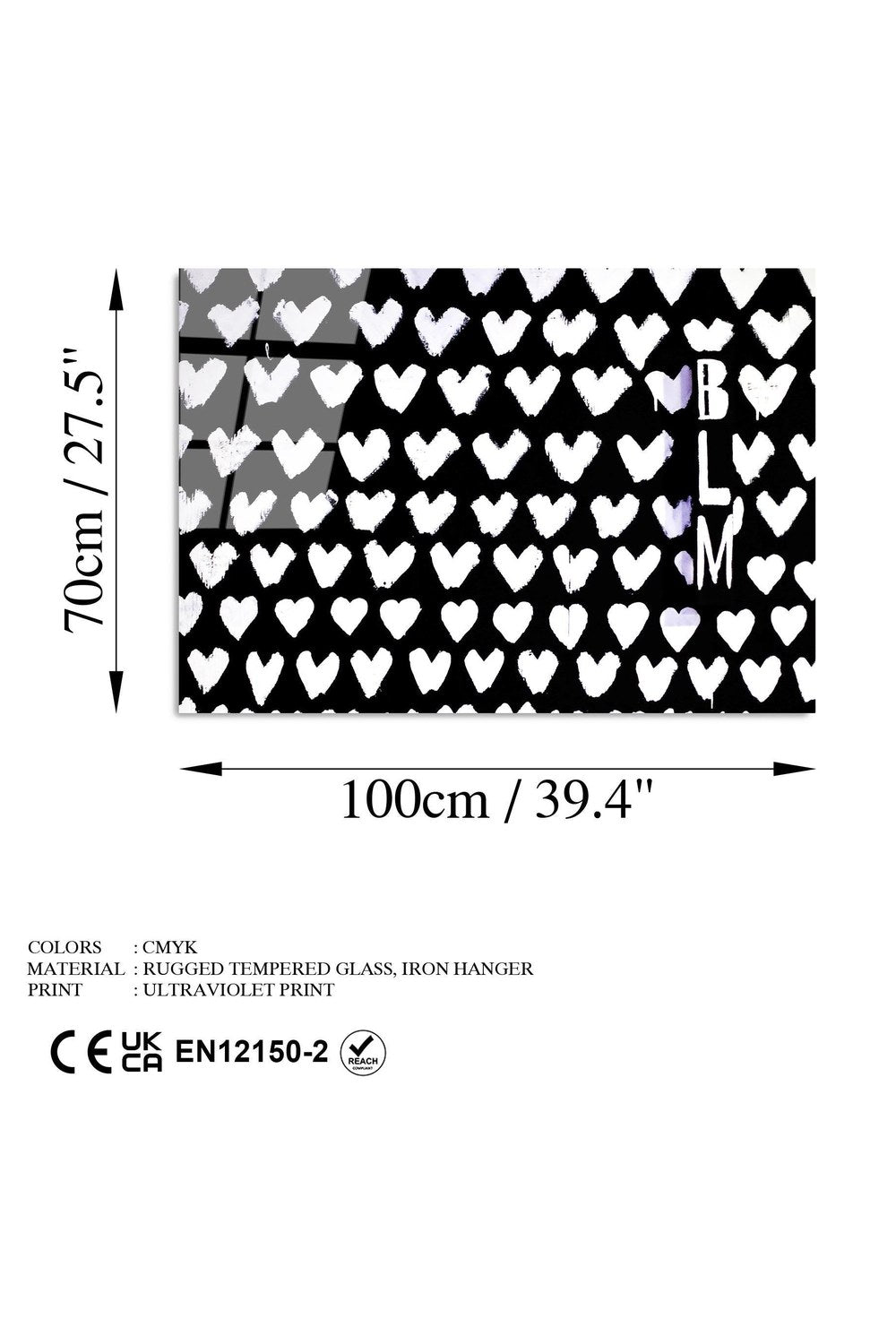 Uv-050 Baskılı Cam Dikdörtgen Duvar Tablosu - 7