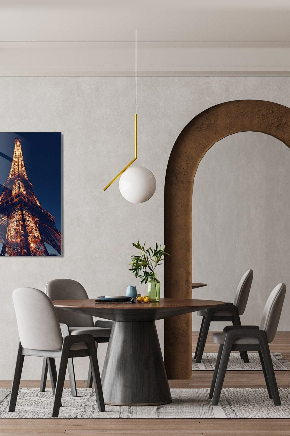 Uv-016 Baskılı Cam Dikdörtgen Duvar Tablosu - 0