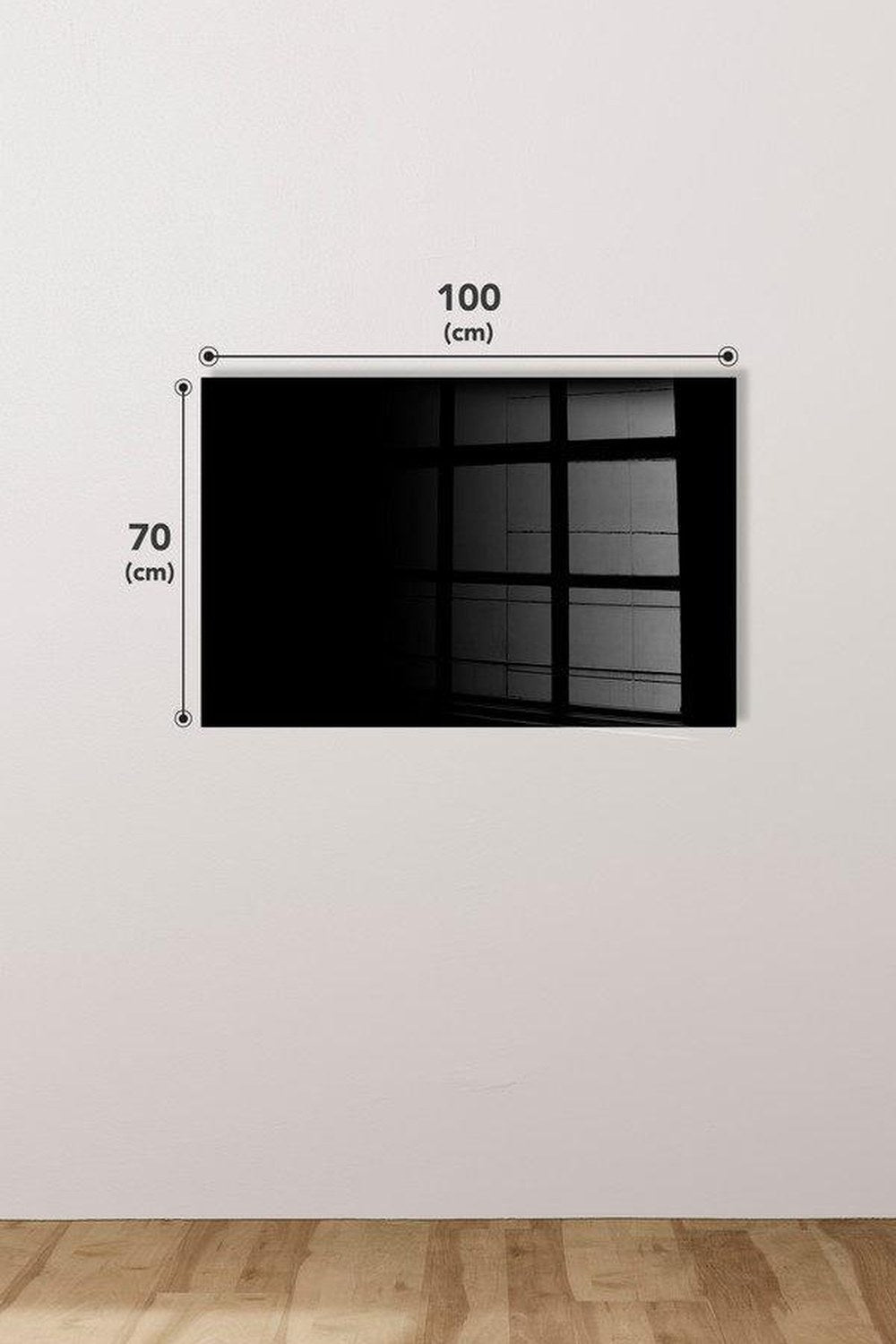 Uv-007 Baskılı Cam Dikdörtgen Duvar Tablosu - 3