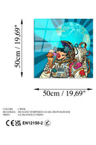 Uv-831 Baskılı Cam Kare Duvar Tablosu - 6
