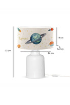 Kids Space Uzay Temalı Çocuk Odası Abajur Lamba - 2