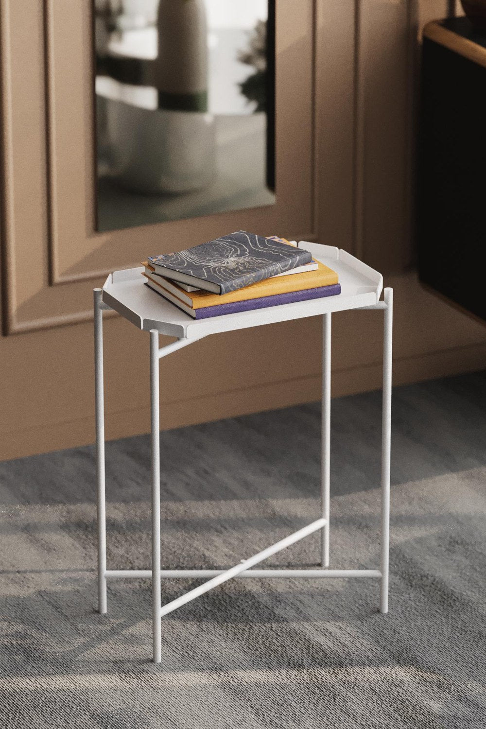 Shb-009-B Dekoratif Metal Sehpa - 0