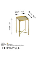 Shb-008-A Dekoratif Metal Sehpa - 5
