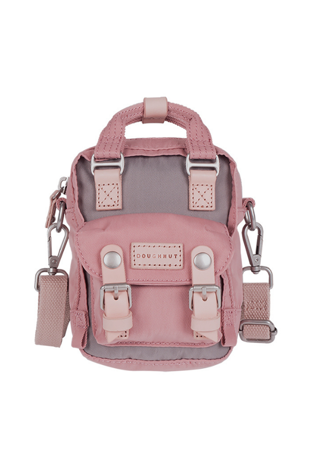 Macaroon Tiny Classic Lavanta X Gül Unisex Omuz Çantası - 0