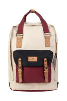 Macaroon Large Reborn Iii Serisi Krem X Bordo Unisex Sırt Çantası - 0