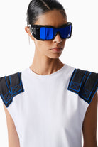White Sweatshirt Dress - 3