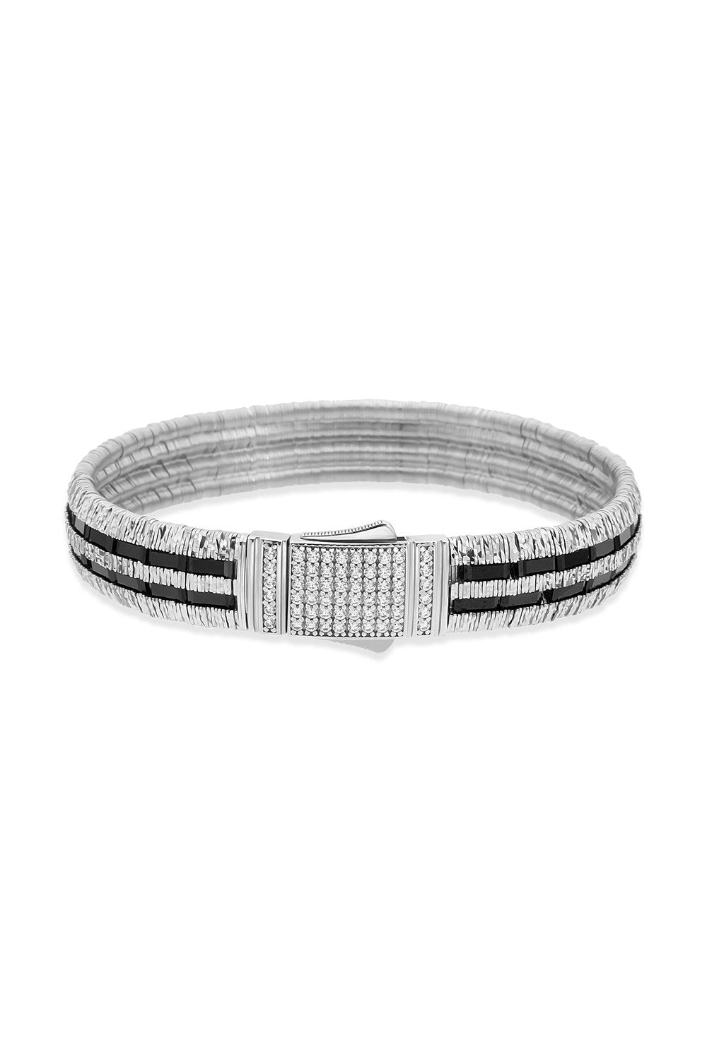Noir Line Silver Erkek Bileklik - 0