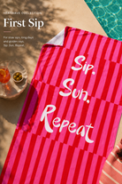 Heatwave Plaj Havlusu First Sip Pembe - 1
