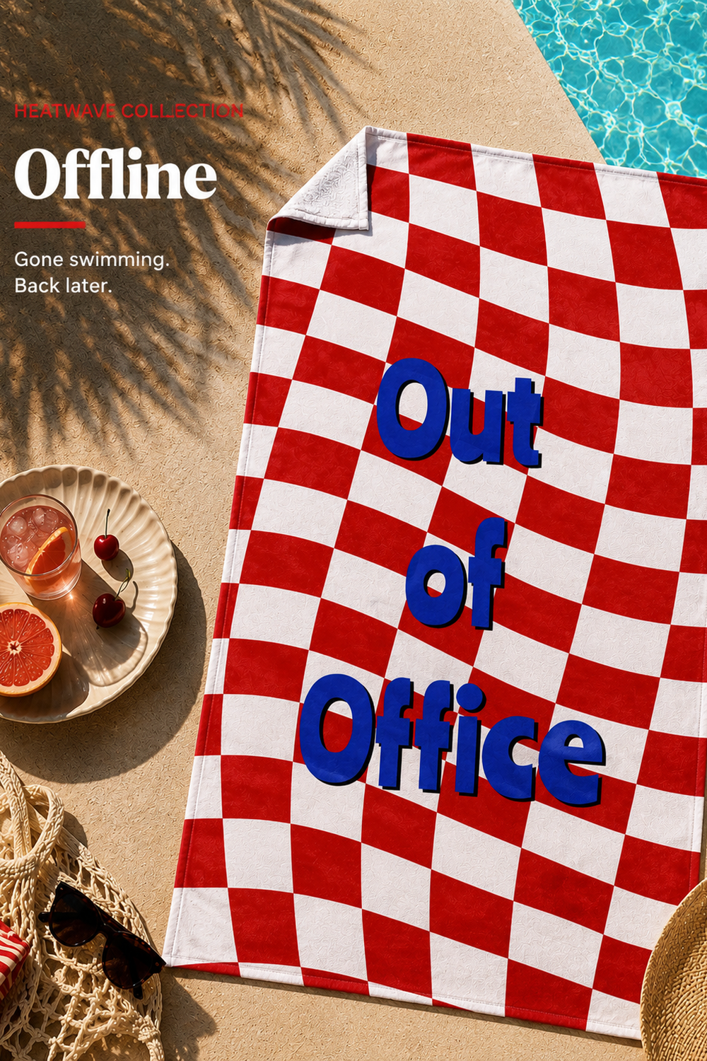 Heatwave Plaj Havlusu Offline Kırmızı - 1