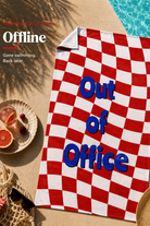 Heatwave Plaj Havlusu Offline Kırmızı - 1