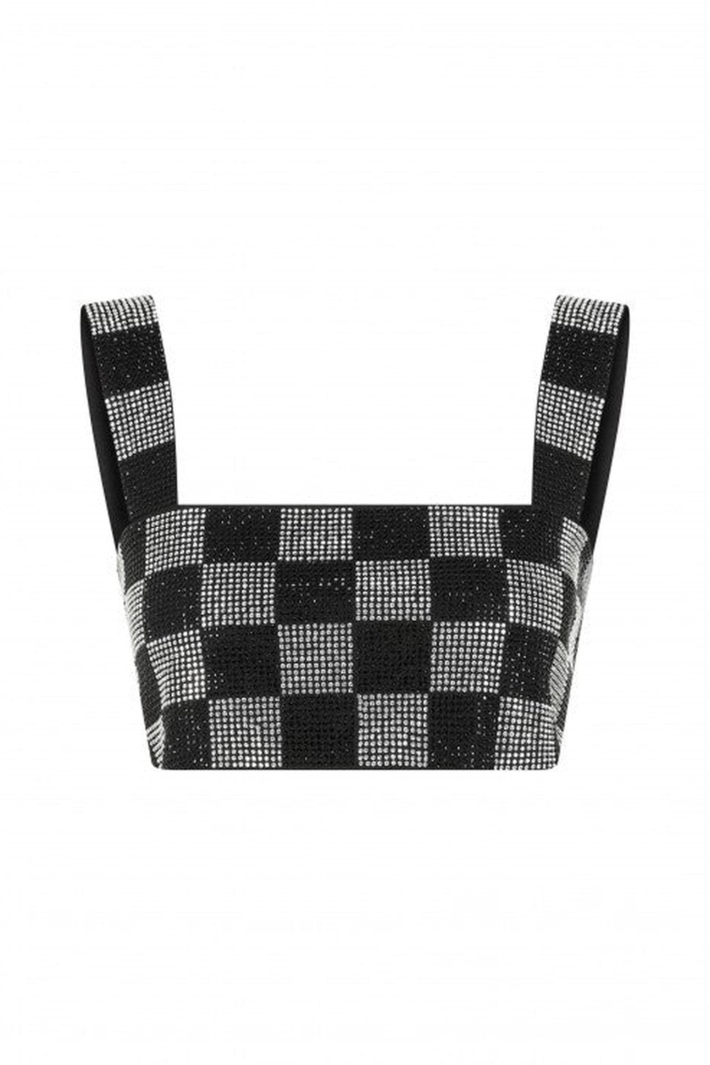 Checkered Glitter Bluz - 0