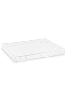 Qbella Kristal Kesim Tepsi, Large, Şeffaf - 0
